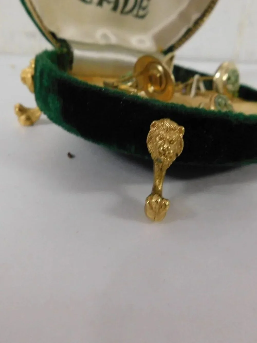 cuff links vintage druzy